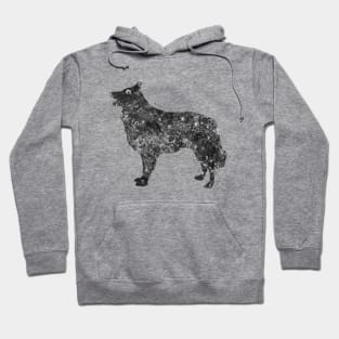 Schipperke Dog black and white Hoodie